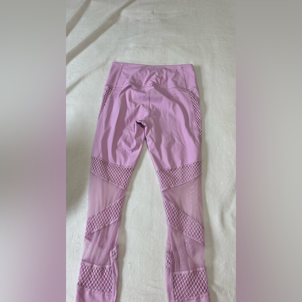 Victoria K Lavender Mesh Leggings